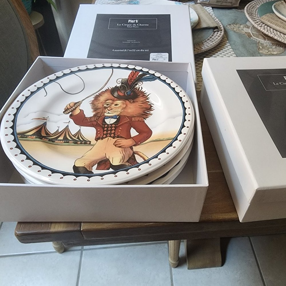 Pier 1 Imports Le Cirque du Charme salad plates